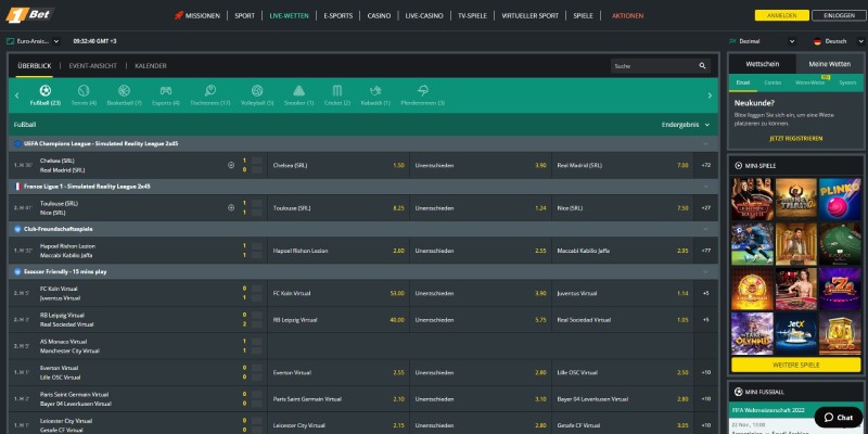 1bet Sportwetten