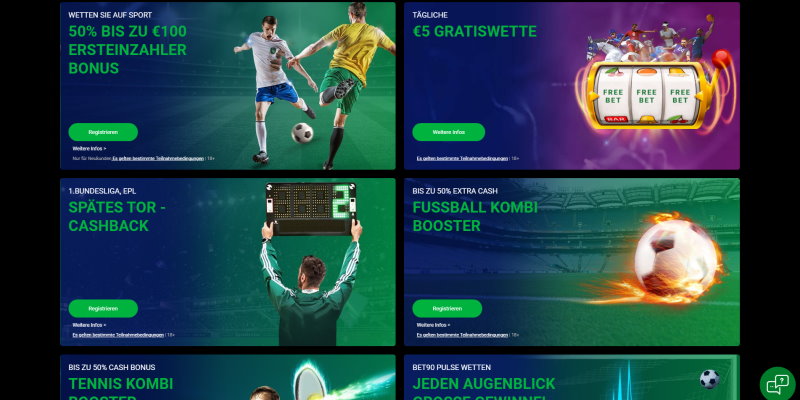 Bet90 Live Wetten