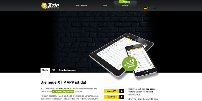 XTiP Mobile-Wetten